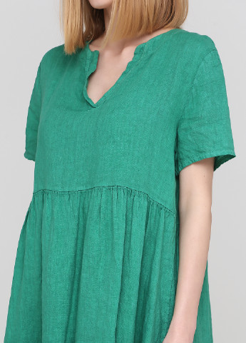 Зелена кежуал сукня а-силует Made in Italy однотонна