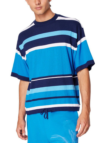 Синяя футболка Armani Exchange