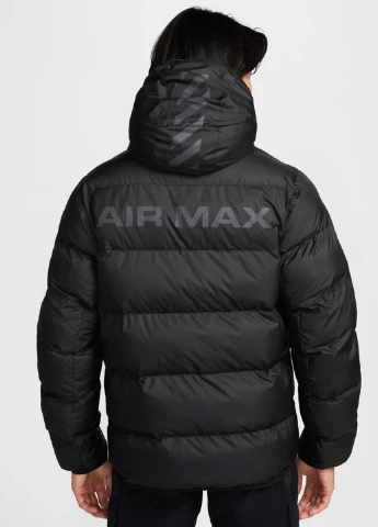 Чорна демісезонна куртка hf6603-010 Nike M NSW SF WR PL-FLD AIR MAX JKT