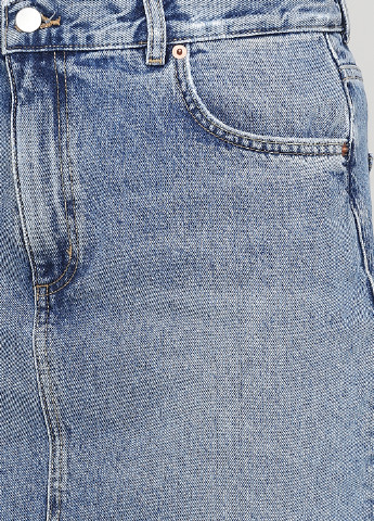 Синяя джинсовая однотонная юбка & Other Stories