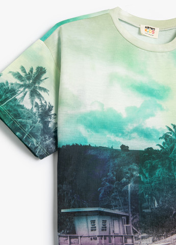 Комбінована літня футболка KOTON