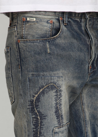 Темно-синие демисезонные со средней талией джинсы Emmett