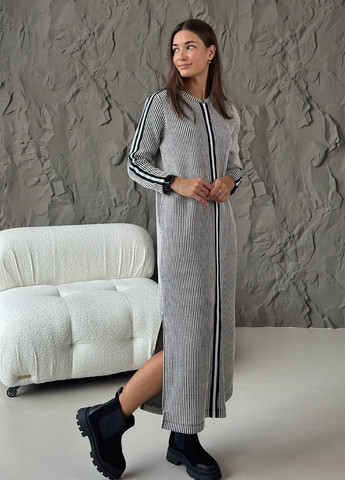 Білий кежуал сукня No Brand в смужку