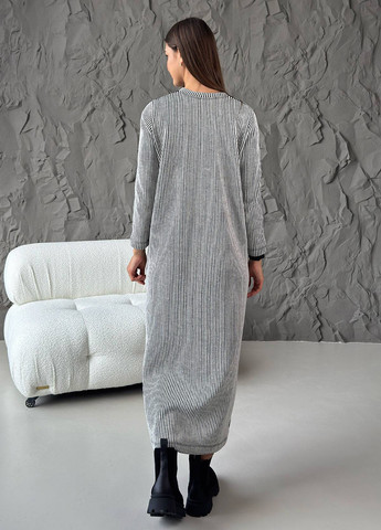 Білий кежуал сукня No Brand в смужку