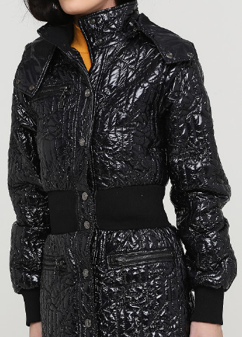 Чорна демісезонна куртка Galliano