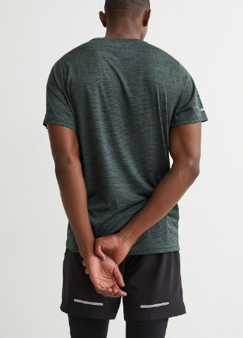 Темно-зелена футболка H&M