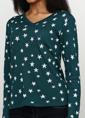 Зеленый демисезонный пуловер пуловер Jensen