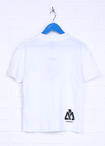 Белая летняя футболка с коротким рукавом Matix