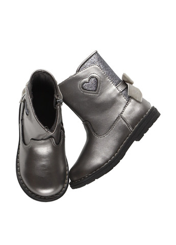 Осенние сапоги Chicco с бантом, с аппликацией, с глиттером