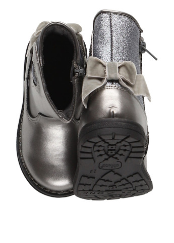 Осенние сапоги Chicco с бантом, с аппликацией, с глиттером