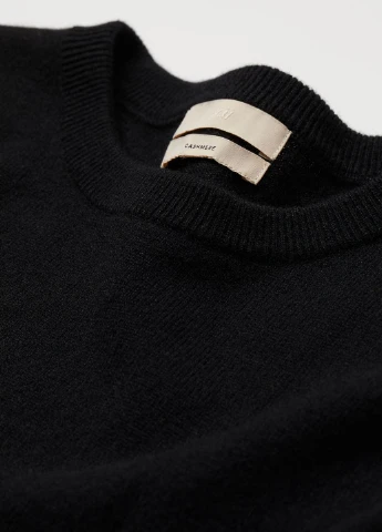 Чорний демісезонний светр H&M
