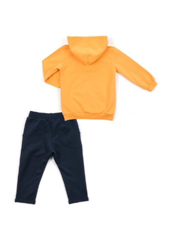 Желтый демисезонный спортивный костюм с динозавриком (13419-86b-yellow) Breeze