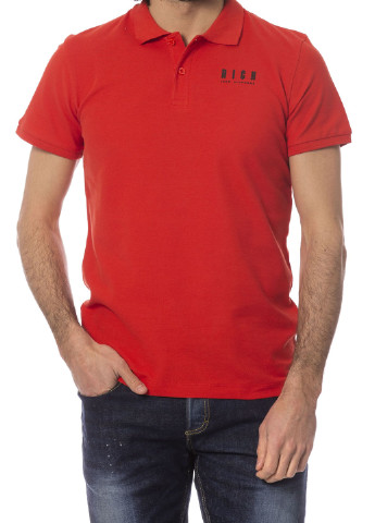 Красная футболка-поло для мужчин Richmond с логотипом