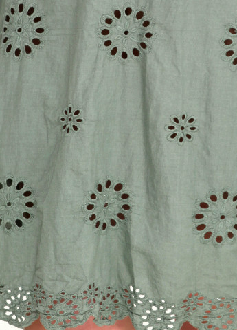Оливковое (хаки) кэжуал платье Made in Italy с надписью