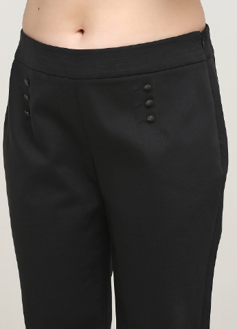Черные кэжуал демисезонные зауженные брюки 1.2.3.