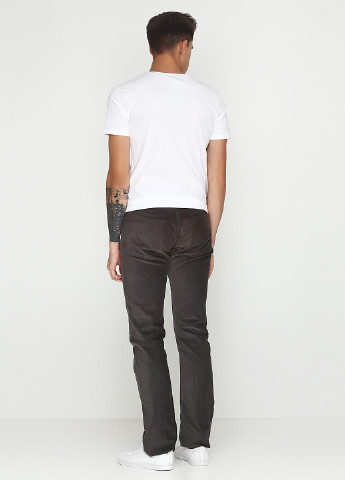 Грифельно-серые кэжуал демисезонные зауженные брюки Ralph Lauren