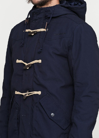 Темно-синяя зимняя куртка Tom Tailor