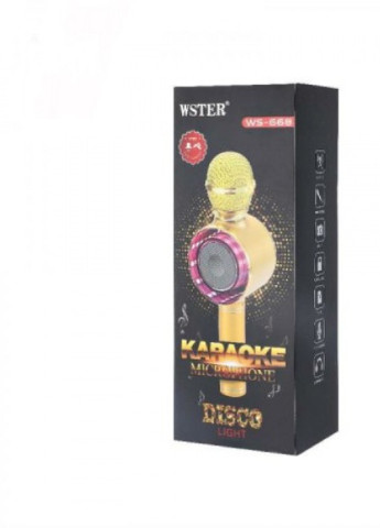 Бездротовий портативний Bluetooth мікрофон караоке WSTER ws-668 (251455986)