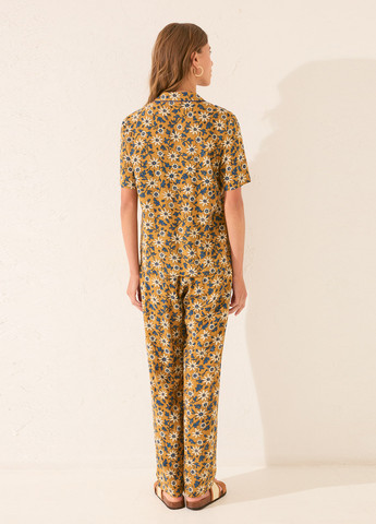 Жовта всесезон піжама (сорочка, штани) сорочка + брюки Women'secret