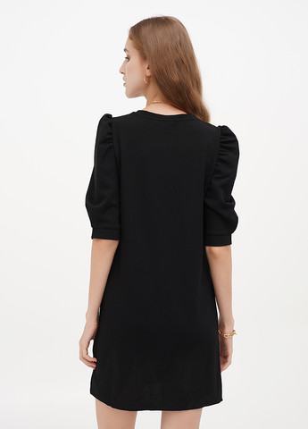 Чорна кежуал сукня а-силует Terranova однотонна