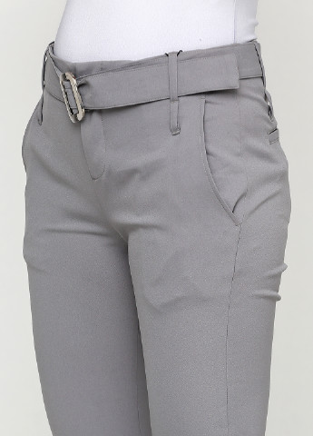 Серые кэжуал демисезонные зауженные брюки Silvian Heach