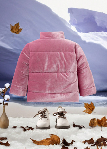 Розово-лиловая демисезонная куртка SHEIN