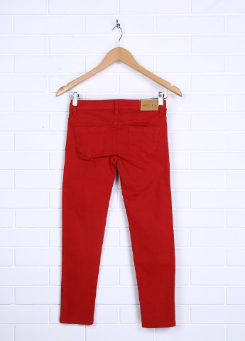 Красные демисезонные со средней талией джинсы Silvian Heach