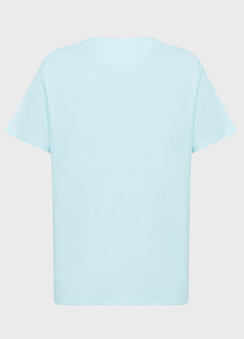 Светло-голубая летняя футболка Tommy Jeans