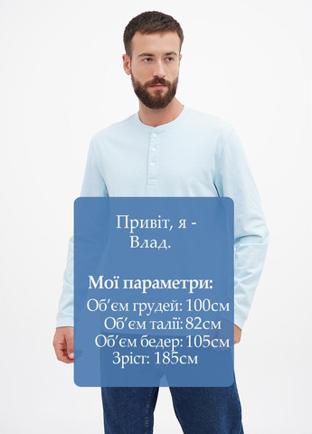 Голубой демисезонный кэжуал лонгслив J.Crew однотонный