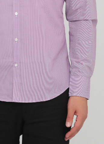 Сиреневая кэжуал рубашка в полоску Calvin Klein