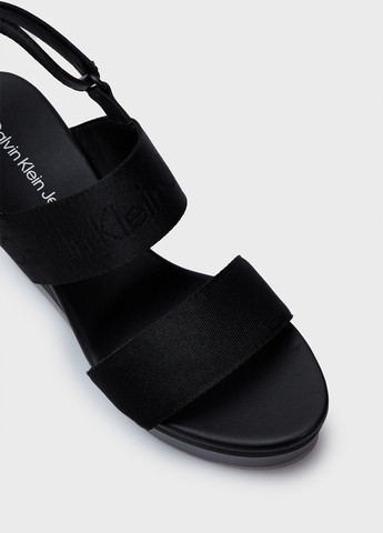Черные босоножки Calvin Klein Jeans на липучке