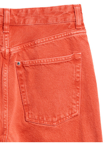 Оранжевые брюки H&M