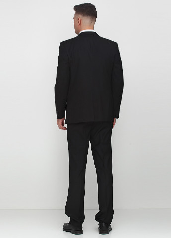 Черный демисезонный костюм (пиджак, брюки) брючный Миа-Стиль