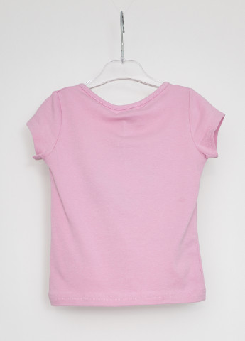 Светло-розовая летняя футболка с коротким рукавом Marasil