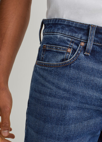 Синие демисезонные зауженные джинсы C&A