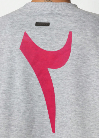 Сірий світшот SHEIN меланж без декору (331536145)