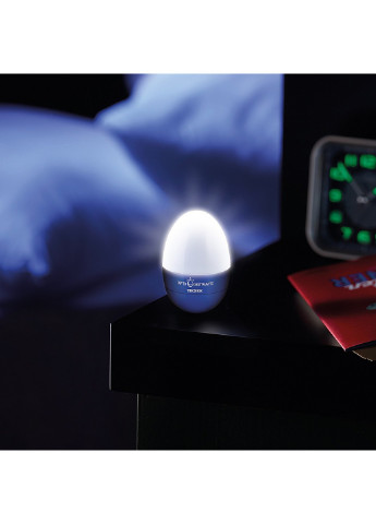 Світильник-нічник Eggtivate; з датчиком вібрації; синій Troika (203874719)