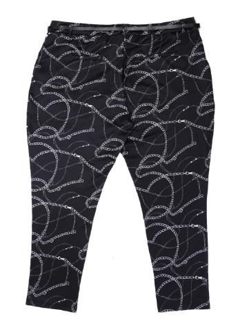 Черные кэжуал демисезонные зауженные, укороченные брюки Zauberhose
