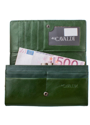 Жіночий шкіряний гаманець 19х10х3,5 см 4U Cavaldi (216146150)