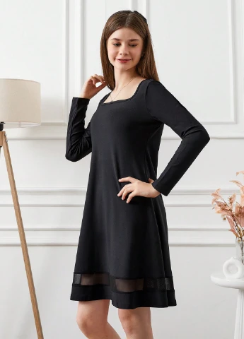 Чорна сукня SHEIN (309375415)
