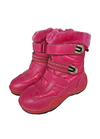 Малиновые повседневные зимние ботинки Meekone