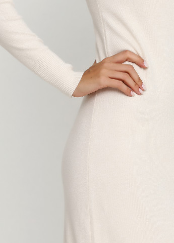 Молочна кежуал сукня сукня-водолазка Hostar однотонна
