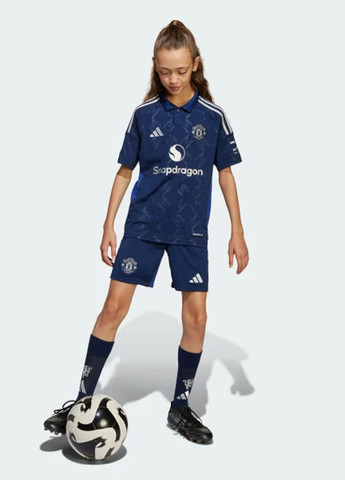 Синяя демисезонная футболка adidas