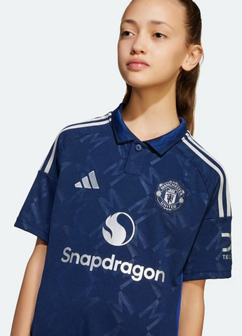 Синяя демисезонная футболка adidas