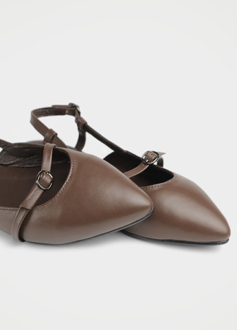 URBAN TRACE Туфлі слінгбекі коричневий з натуральна шкіра, китай — літо (350598149)