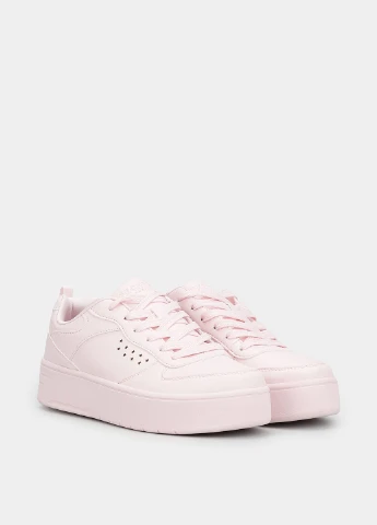 Світло-рожеві кеди Skechers Court High - Color Zone
