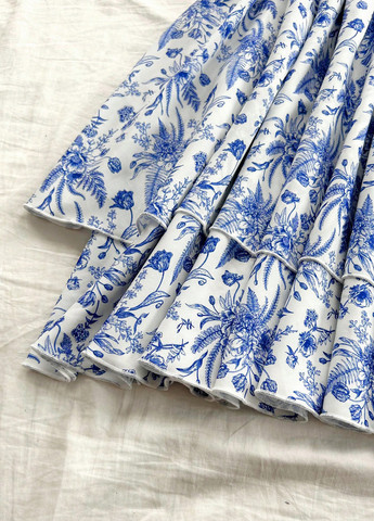 Комбінована кежуал сукня кльош SHEIN з квітковим принтом