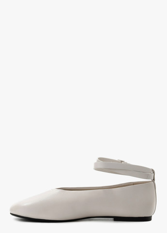 Женские балетки Le'BERDES | молочные однотонные без декора натуральная замша (370483619)