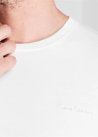Біла футболка Pierre Cardin