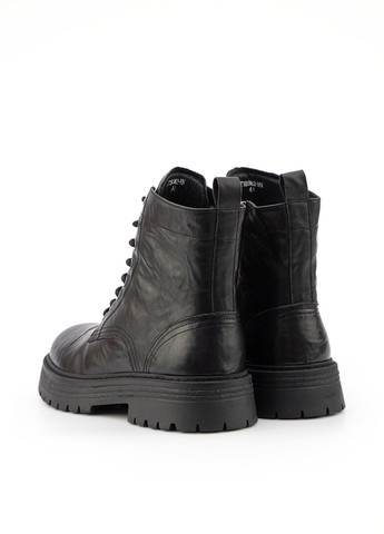 Черные осенние ботинки берцы Respect